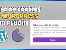 Adicionar aviso de cookies no WordPress sem plugin