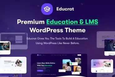 Educrat – Tema WordPress de educação para cursos online